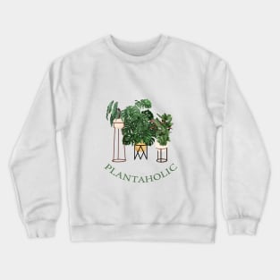 Plantaholic House Plants Collection Illustration Crewneck Sweatshirt